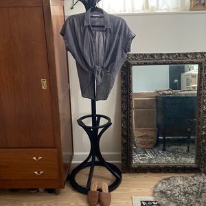 Madewell Tie Front Button Down